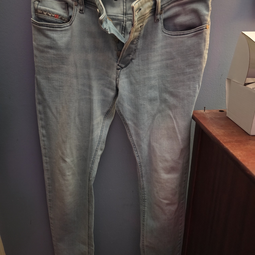 Diesel Men's Light Blue Jeans